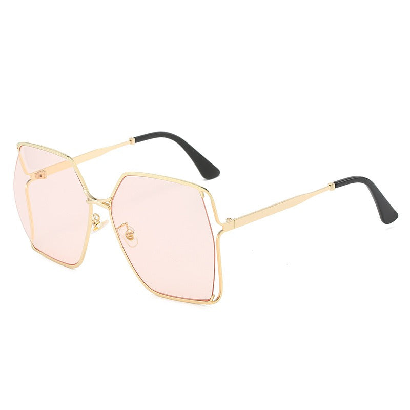 Trendy large frame sunglasses