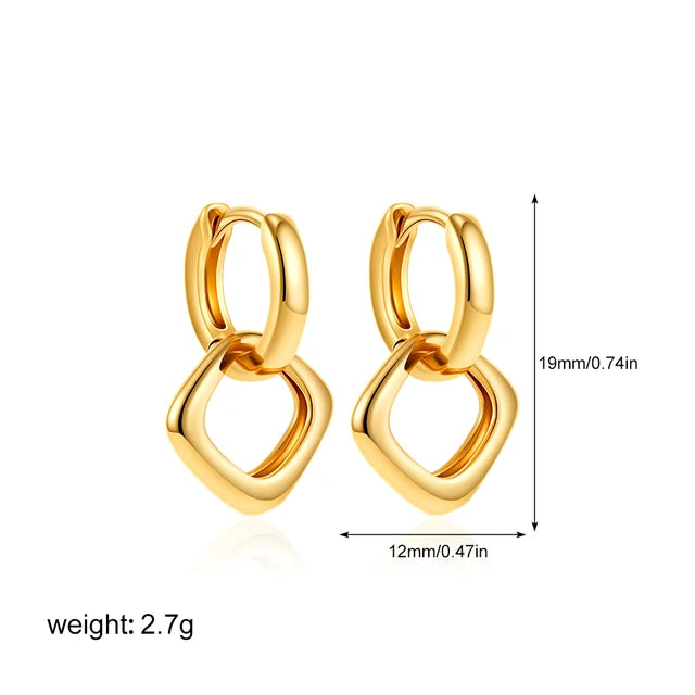 Geometric Irregular Drop Earrings