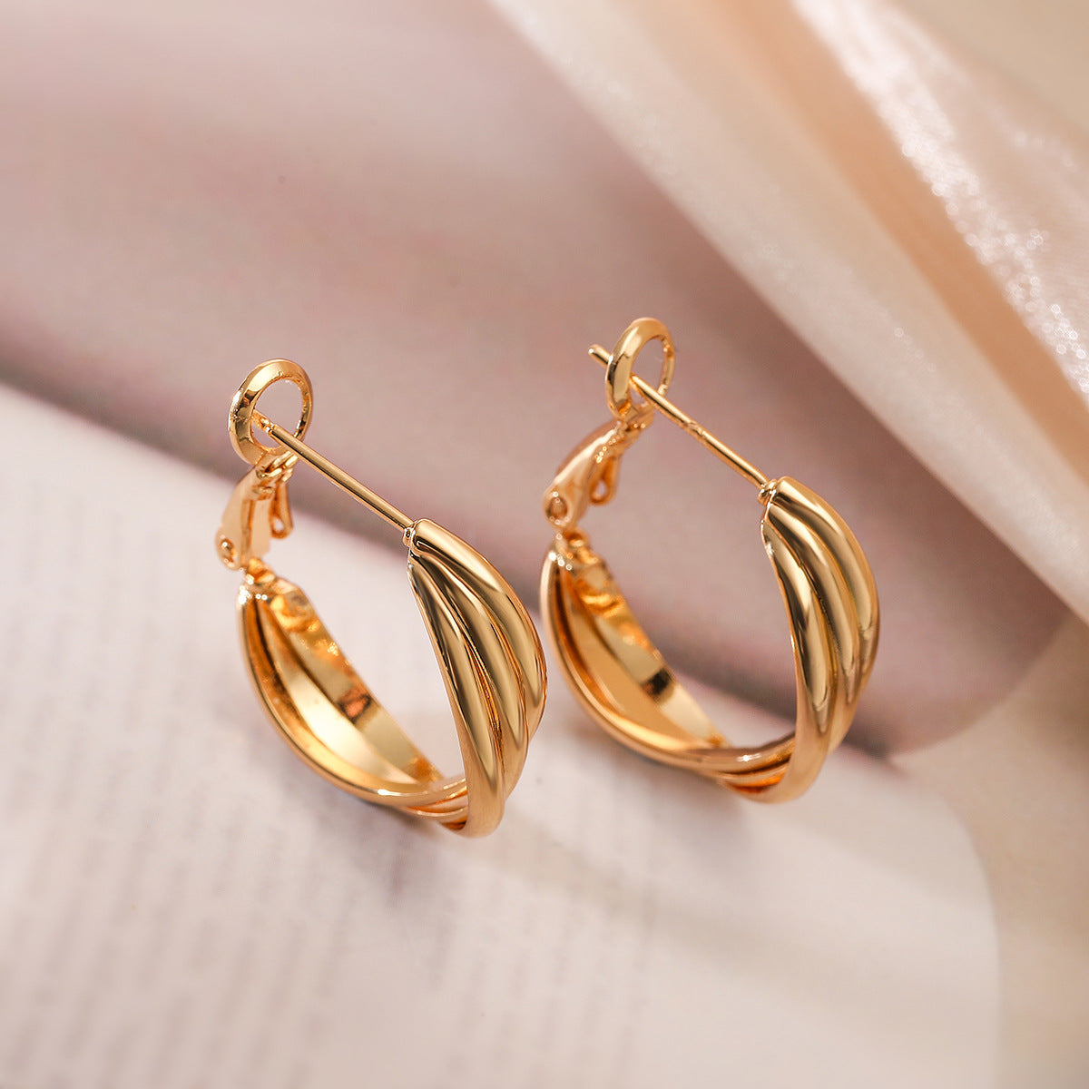 Geometric Big Hoop Earrings