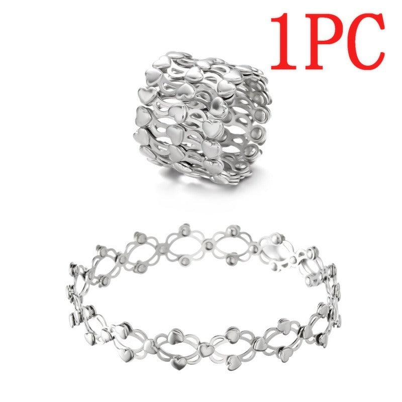 2 In 1 New Creative Magic Stretchable Ring Bracelet