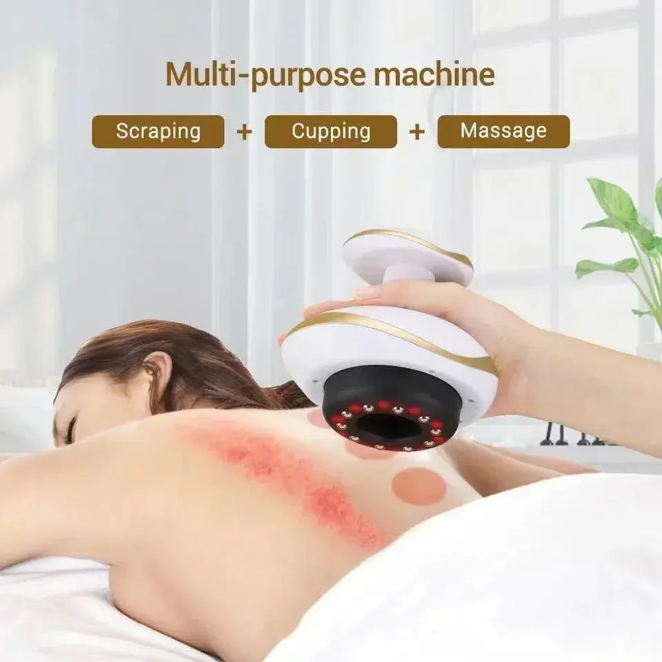 Electric cupping and scraping instrument