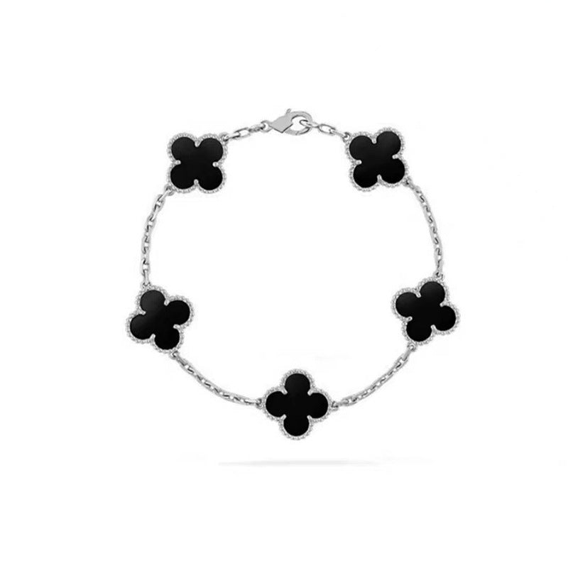 Four leaf clover bracelet