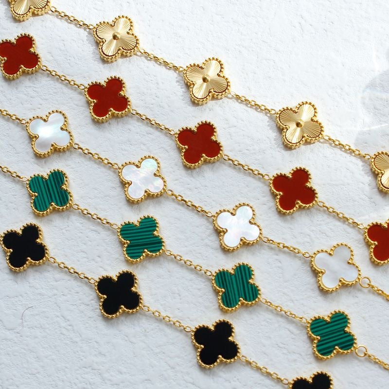 Four leaf clover bracelet