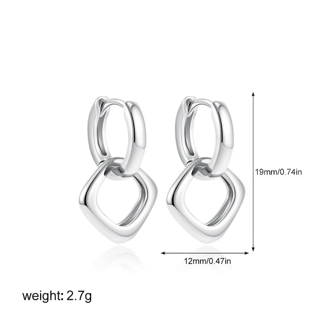 Geometric Irregular Drop Earrings