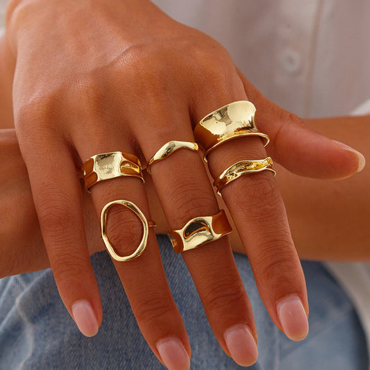 6Pcs/Set Rings